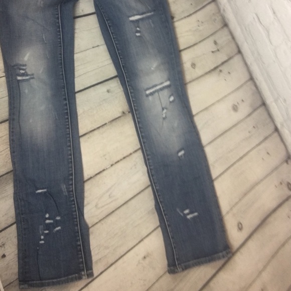 Blank NYC distressed straight leg jeans /EUC - Picture 7 of 8